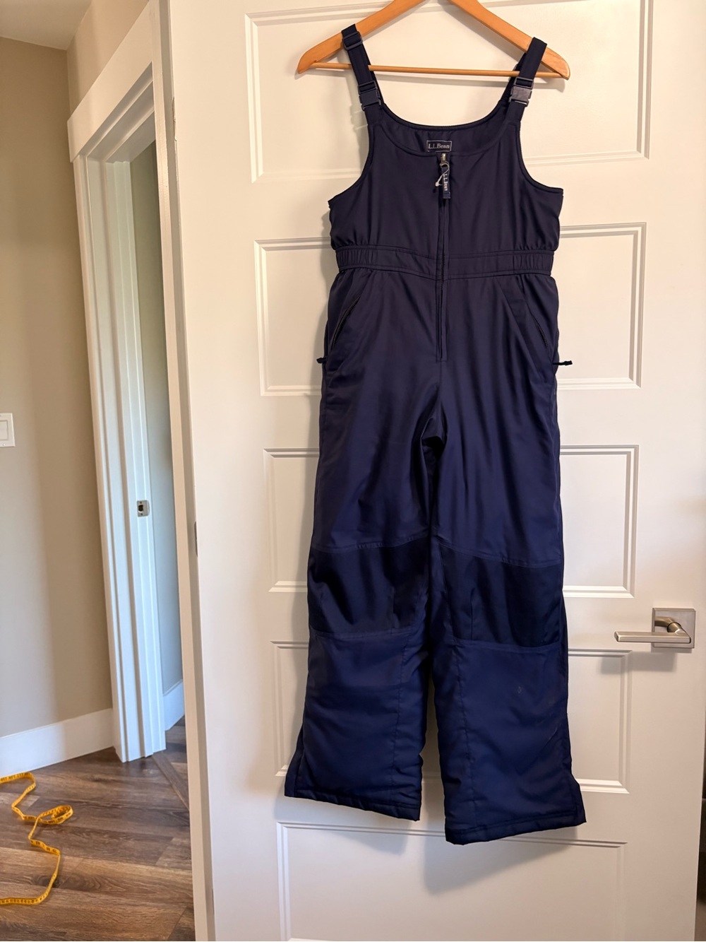 Boys LL Bean Cold Buster Snow Bibs Sz 14